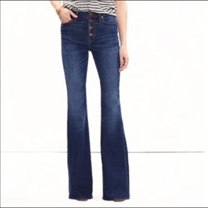 Madewell Flea Market Flares Button Front Edition | Size 30